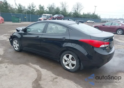 2013 Hyundai Elantra Gls из США, поврежденный, VIN 5NPDH4AE2DH257214